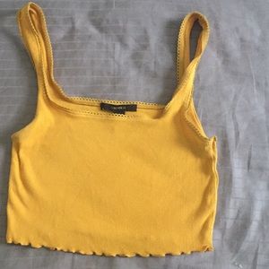 crop top shirt, no sleeves also worn once.